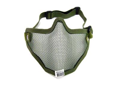 MASCHERA FACCIALE TACTICAL NET METAL VERDE (ROYAL)