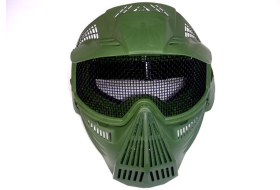 MASCHERA PROTEZIONE FACCIALE TACTICAL VERDE RETE(ROYAL)