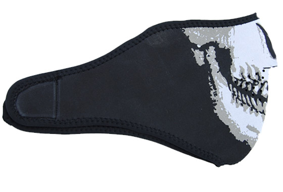 COPRI MENTO COPERTURA PARZIALE IN NEOPRENE SKULL (ROYAL)