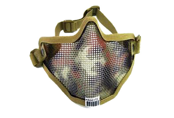 MASCHERA FACCIALE A RETE TACTICAL NET METAL WOODALAND