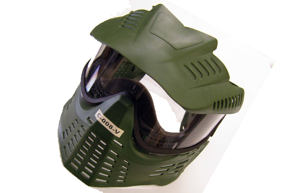 z MASCHERA PROTEZIONE FACCIALE TACTICAL VERDE (ROYAL)