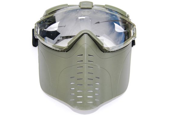 MASCHERA FACCIALE VERDE VENTILATA