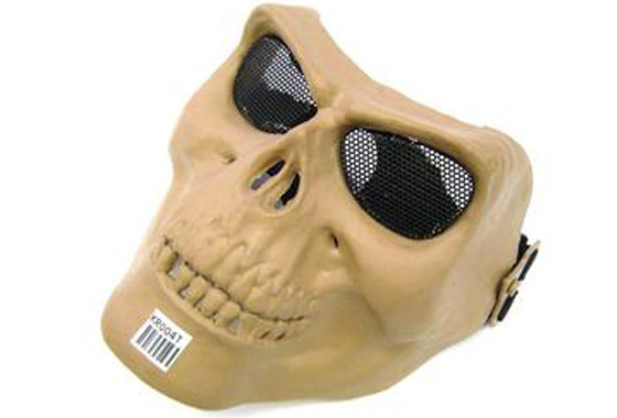 MASCHERA TACTICAL SKULL TAN IN TESCHIO (ROYAL)