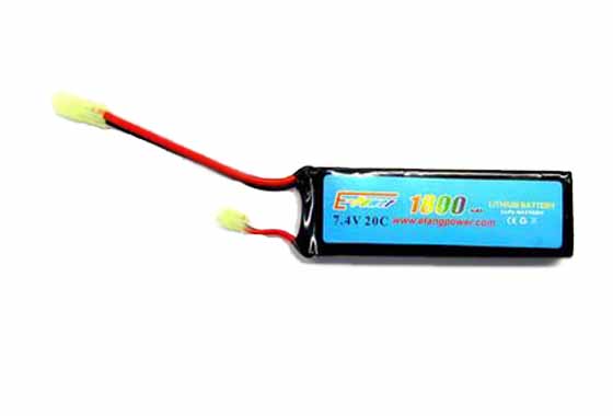 BATTERIA LIPO 1800mAH 7.4V 20C E-POWER GOLDEN BOW (7 4X1800 20C)