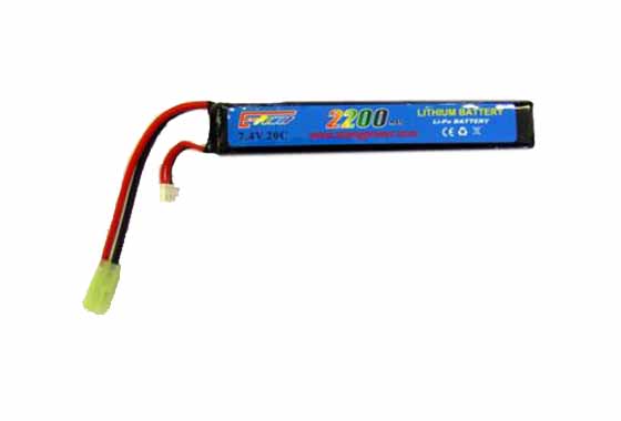 BATTERIA LIPO 2200mAH 7.4V 20C E-POWER GOLDEN BOW (7 4X2200 20C)