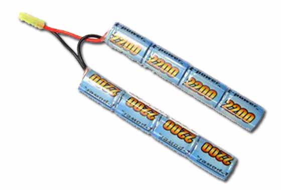 BATTERIA CQB 2200mAH 9.6V E-POWER GOLDEN BOW (9 6x2200CQB)