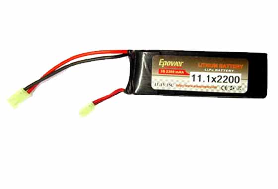 BATTERIA LIPO 2200mAH-11,1V E-POWER(GOLDEN BOW)