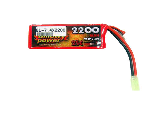 BILLOWY POWER BATTERIA LIPO 7.4X2200 25C