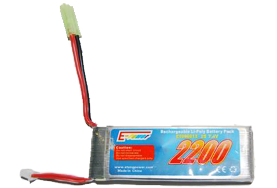 z BATTERIA LIPO 2200mAH-7,4V E-POWER(GOLDEN BOW)