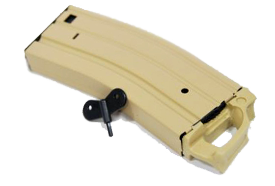 CARICATORE M4/M16 CON ESTRATTORE 300 COLPI TAN