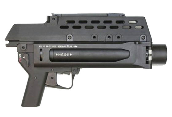 S&T -LANCIAGRANATE NERO PER G36