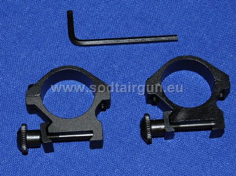 Anelli Attacchi per ottiche Diametro 25mm alti