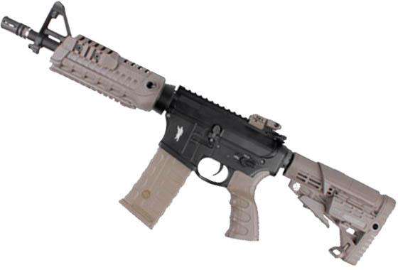 M4 SHORTY TAN TACTICAL RIS FULL METAL CAA BY KING ARMS