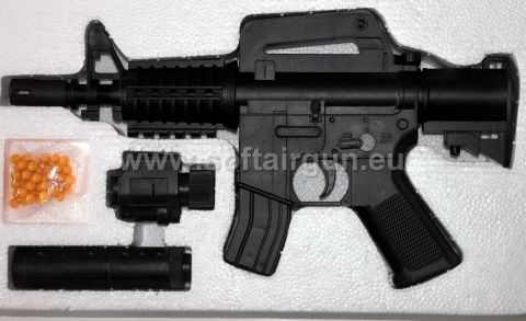 M4 Mini softair pallini 6mm - Softairgun shop online di articoli e  accessori per lo sport