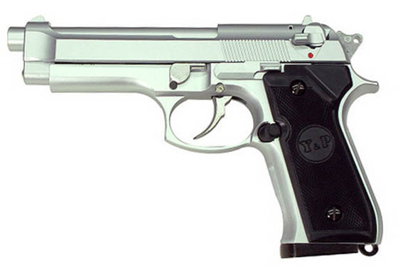 PISTOLA B92F GAS SILVER Y & P (GGH9502S)