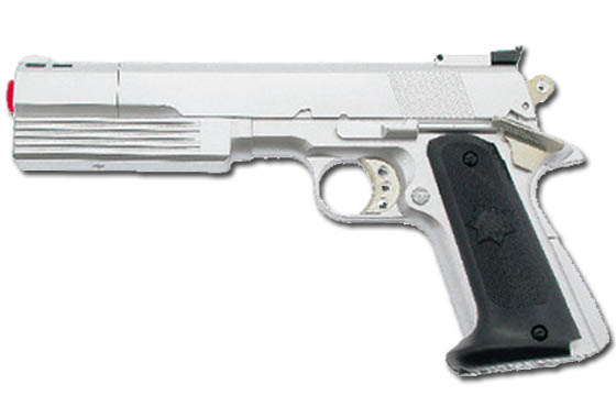 PISTOLA COMBAT COMMANDER SILVER GAS HFC (HG125S)