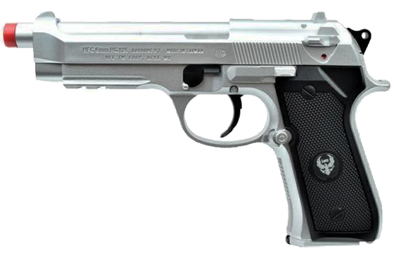 PISTOLA M9 A GAS HG-126 ARGENTO HFC(HG 126S) PISTOLA M9 A GAS HG-126 ARGENTO HFC(HG 126S)