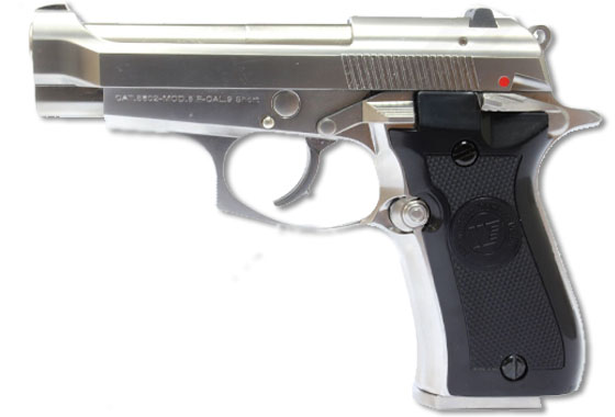 We pistola a gas m84 cheetah full metal chrome stainless PROMO