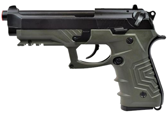 HFC PISTOLA M9 A GAS HG-173 VERDE (HG 173G)