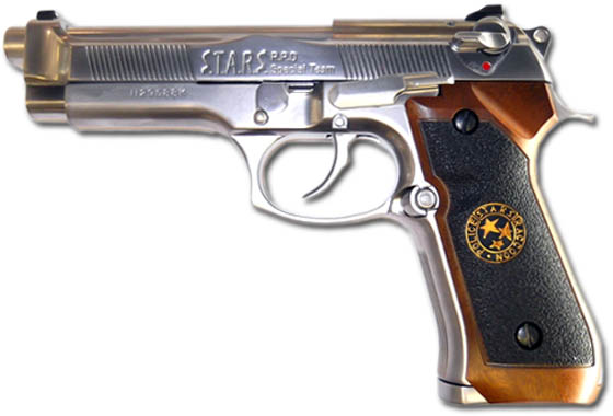 Pistola HK3P STARS Beretta Resident Evil ( Raccoon City ) Silver