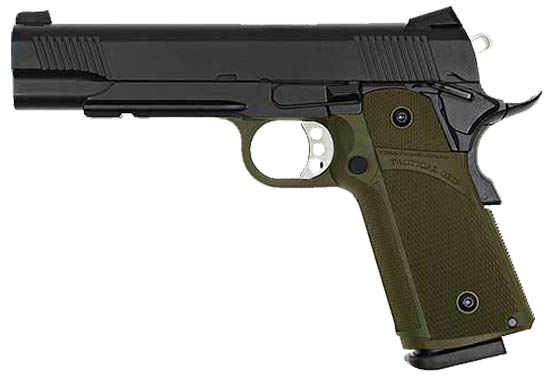 z KJW Tactical K1911 (KP-05) Hi-Capa Gas/CO2 BlowBack OD GREEN