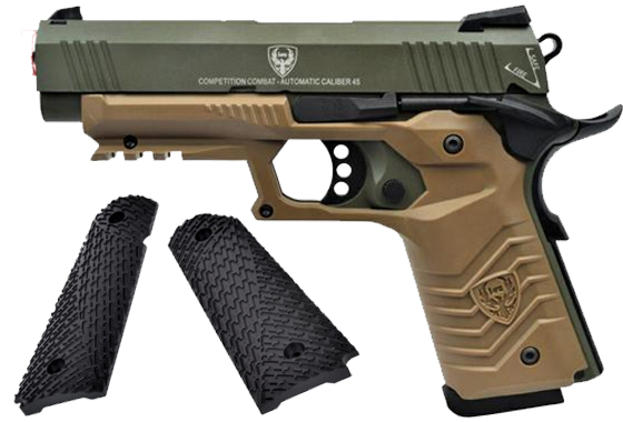 HFC PISTOLA A GAS HG-171 TACTICAL 1911 GREEN/TAN (HG 171S)