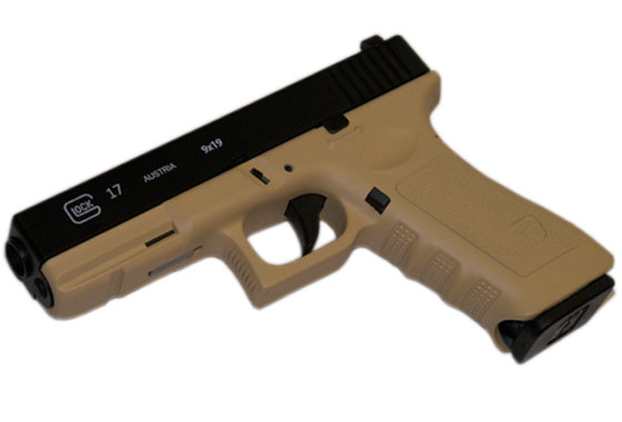 GLOCK 17 SCARRELLANTE FULL METAL TAN