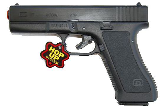 Pistola Glock 17 scarrellante gas