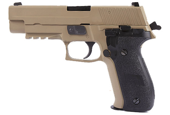 PISTOLA P226 MK25 TACTICAL TAN GAS SCARRELLANTE (WE)