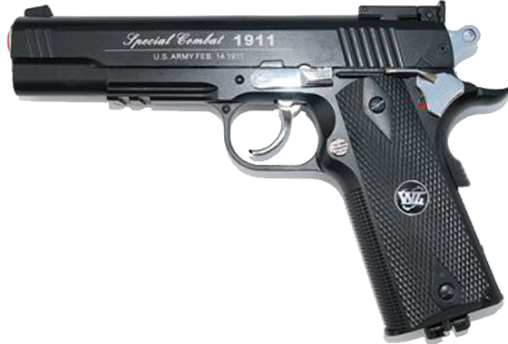 COLT 1911-A1 CO2 SCARRELLANTE FULL METAL NERA