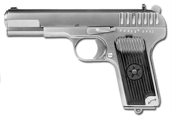 TT33 Tokarev WE silver cromata