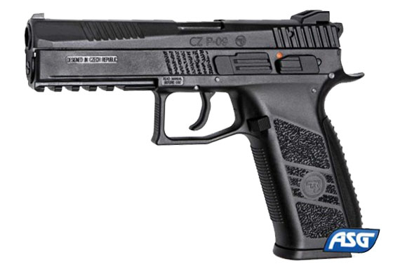 Pistola CZ P09 GAS scarrellante ASG