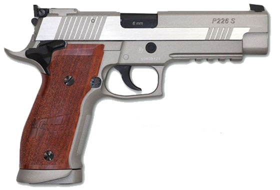 SIG SAUER X-FIVE P226 CO2-GBB SILVER SIG SAUER X-FIVE P226 CO2-GBB SILVER