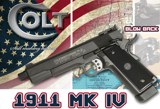 PISTOLA Co2 COLT MODELLO 1911 MK IV