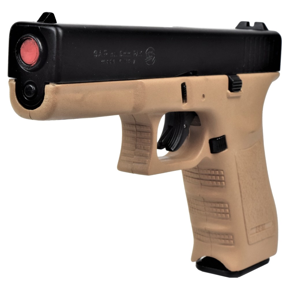 BRUNI GUNS PISTOLA A SALVE GAP CALIBRO 8mm NERA/TAN (BR-1401BT) BRUNI GUNS PISTOLA A SALVE GAP CALIBRO 8mm NERA/TAN (BR-1401BT)