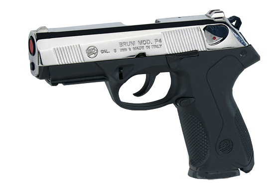 PISTOLA A SALVE BRUNI MODELLO PX 4 CAL. 8mm NIKEL BR-2600N