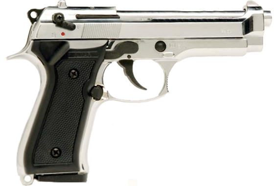 PISTOLA A SALVE MODELLO BERETTA 92 CAL. 8 MM CROMATA