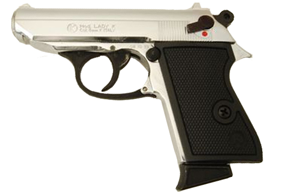 Walther PPK PISTOLA A SALVE MODELLO LADY K CAL. 8 MM CROMATA SIL