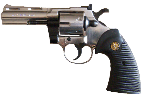 REVOLVER A SALVE MODELLO PYTHON 4" CAL. 380 MM CROMATO