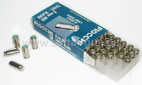 CARTUCCE FIOCCHI CALIBRO 8mm PER PISTOLE A SALVE 50pz.