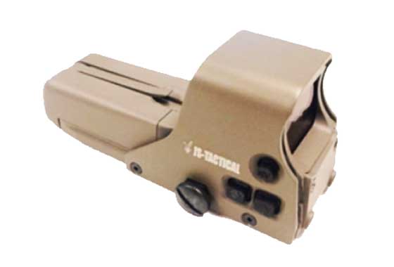 RED DOT OLOGRAFICO 554 TAN CON SGANCIO RAPIDO JS-TACTICAL