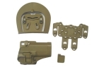 FONDINA RIGIDA IN ABS PER GLOCK 17 Colore TAN