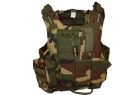 GILET TATTICO BODY ARMOR LIGHT CLIP LATERALI CON 7 TASCHE