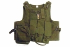 GILET TATTICO BODY ARMOR LIGHT CLIP LATERALI CON 7 TASCHE