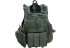 CORPETTO TATTICO HIGH FORCE VERDE CON 7 TASCHE E MOLLE (MIL-TEC)