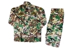 UNIFORME MULTICAM CON ZIP PANTALONE/GIACCA MULTITASCHE COTONE