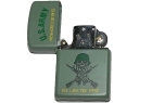 Accendino Tipo Zippo U.S. Army Teschio