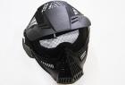 MASCHERA PROTEZIONE FACCIALE TACTICAL NERA RETE(ROYAL)