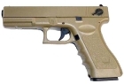 PISTOLA G18C TAN ELETTRICA COLPO SINGOLO/RAFFICA CYMA cm030t