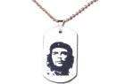 Collana piastrina militare placca dog tag Che Guevara white